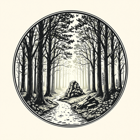 Illustration: Wahrzeichen von Habichtswald