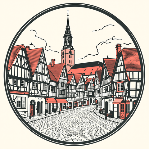 Illustration: Wahrzeichen von Hofgeismar